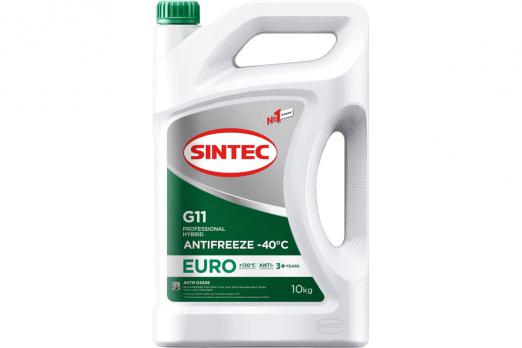 Sintec Антифриз Euro, 10кг зеленый