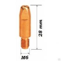 Наконечник токосъемный E-Cu M6 x 28 мм Ø 1,6 ВЫВ