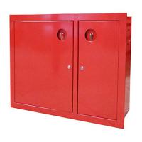 Шкаф для пожарного крана 002 "Т" Встроенный закрытый ШПК-315ВЗ красный, правый ВЫВ