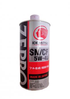 IDEMITSU ZEPRO EURO SPEC SN/CF 5W40 Моторное масло синт. (железо/Япония) (1) ВЫВОД