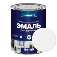 Эмаль ПФ-115 PROREMONTT Бел. глянц. 0,9кг Л-С