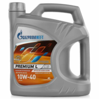 Gazpromneft Premium L 10w40  4л. SL/CF A3/B4 мотор. масло 		