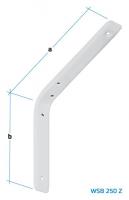 WSB 150 Кронштей стальной 125x150 белый