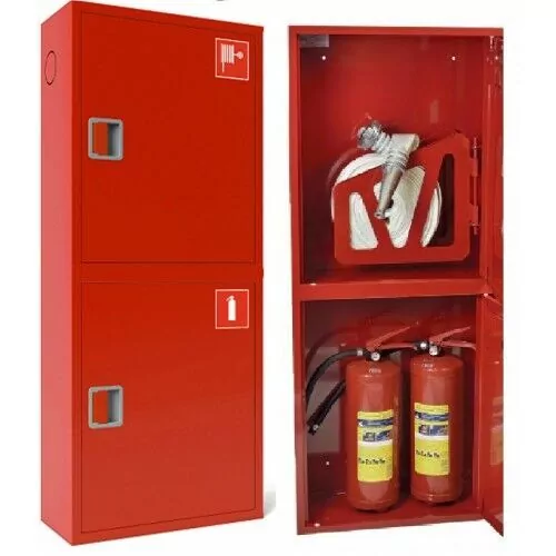 Шкаф для пожарного крана 003 "Т" Навесной  Закрытый ШПК-320 Н3 красный, правый Евро ВЫВ