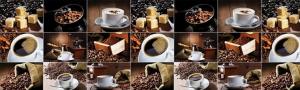 Листовая декоративная панель пластиковая Кофе 2м ВЫВОД