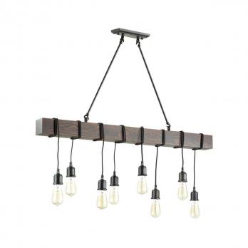 3740/8 LOFTI LN19 229 черный Люстра Е27 8*60W 220V KLAUS